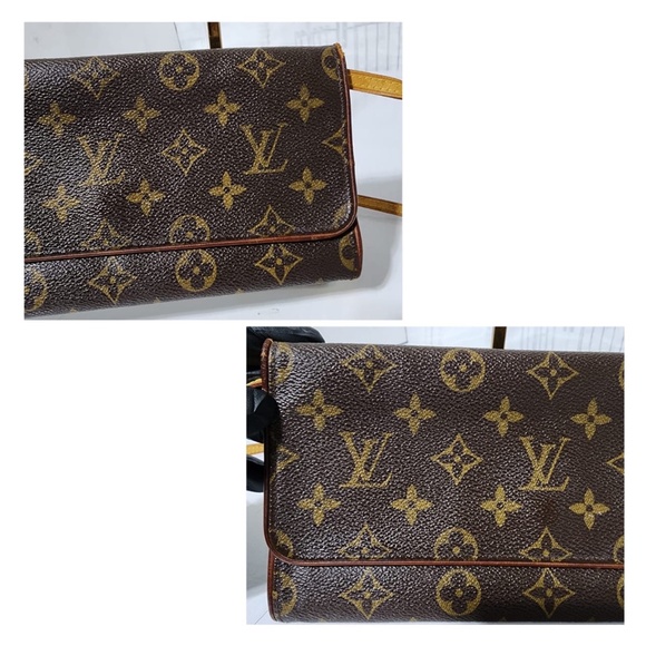 Authentic Louis Vuitton Monogram Twin GM Crossbody Bag Brown - Picture 10 of 14